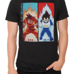 goku vs vegeta shirt